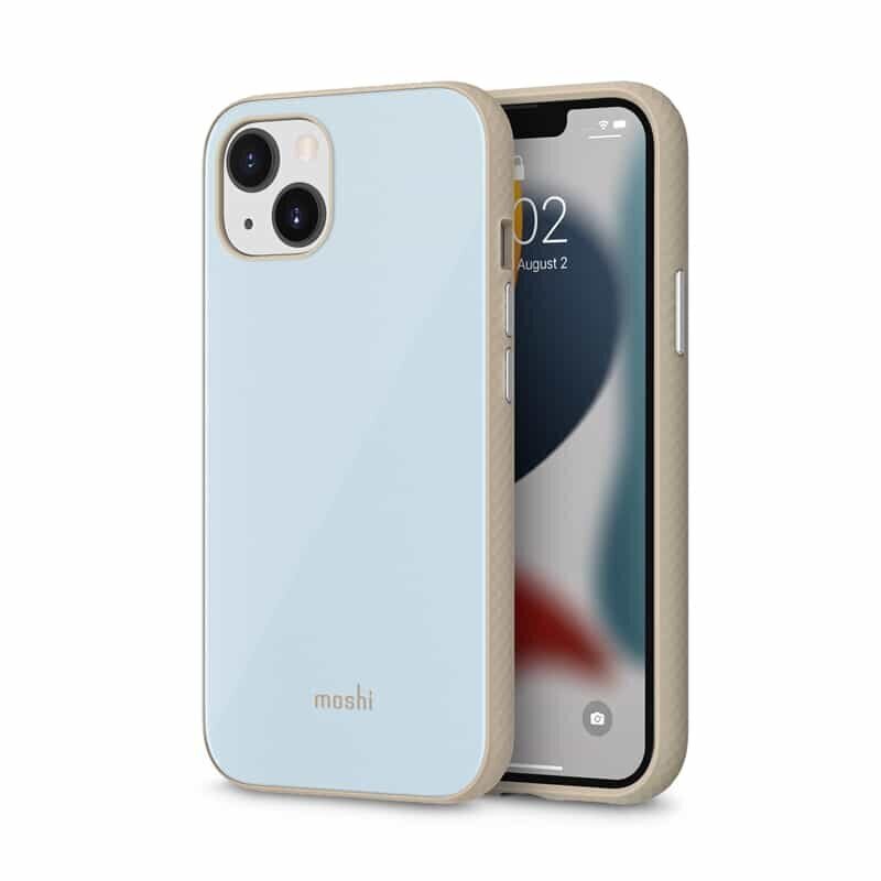 Moshi iGlaze iPhone 13:lle, sininen hinta ja tiedot | Puhelimen kuoret ja kotelot | hobbyhall.fi