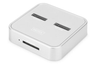 Fork Digitus M.2 NVMe + M.2 SATA SSD, SD Express -kortinlukija, USB-C™ hinta ja tiedot | Digitus Tietokoneet ja pelaaminen | hobbyhall.fi