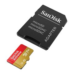 SANDISK EXTREME microSDXC 128 Gt 190/90 MB/s UHS-I U3 ActionCam -muistikortti hinta ja tiedot | Sandisk Puhelimet, älylaitteet ja kamerat | hobbyhall.fi