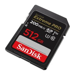 Sandisk Extreme Pro SDXC 512GB hinta ja tiedot | Sandisk Puhelimet, älylaitteet ja kamerat | hobbyhall.fi