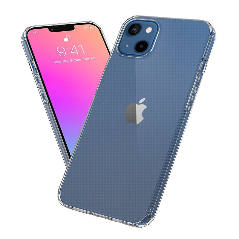 Ultra Clear 0,5 mm Case Gel TPU-suojus iPhone 13 minille, läpinäkyvä hinta ja tiedot | Puhelimen kuoret ja kotelot | hobbyhall.fi