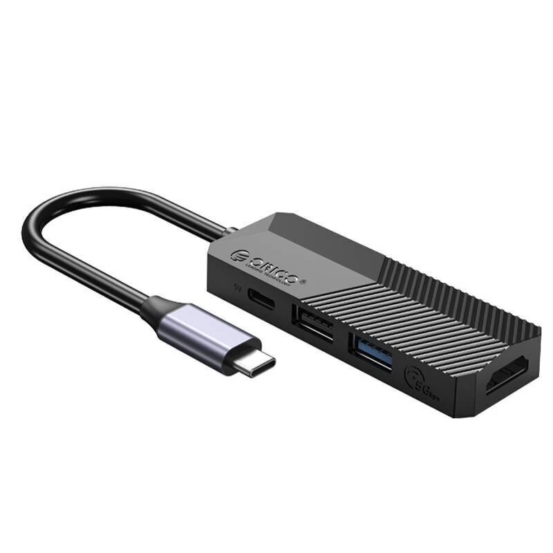 Sovitin Orico ORC102, 2xUSB, HDMI, USB-C hinta ja tiedot | Adapterit | hobbyhall.fi