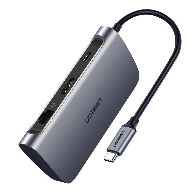Sovitin Ugreen CM212, USB-C, USB-A 3.0, HDMI hinta ja tiedot | Adapterit | hobbyhall.fi