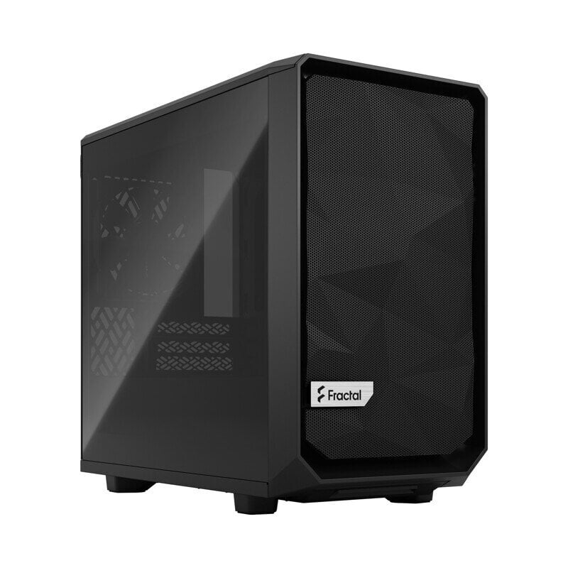 Fractal Design Meshify 2 Nano Black TG tumma sävy hinta ja tiedot | Tietokonekotelot | hobbyhall.fi