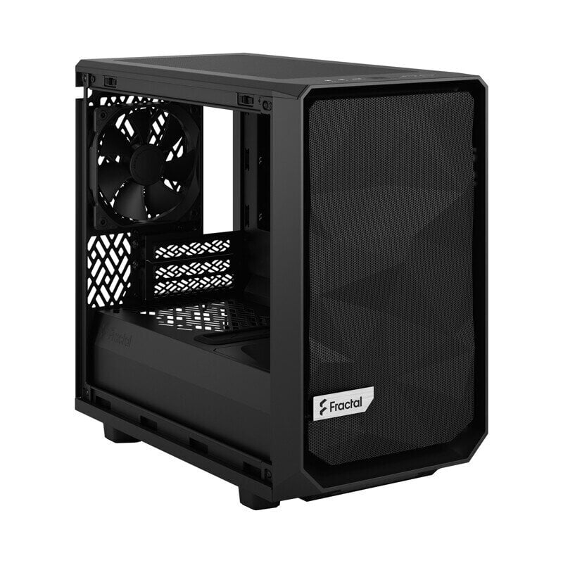 Fractal Design Meshify 2 Nano Black TG tumma sävy hinta ja tiedot | Tietokonekotelot | hobbyhall.fi