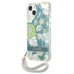 Guess Case GUHCP13MHFLSN iPhone 13 6.1", vihreä hinta ja tiedot | Puhelimen kuoret ja kotelot | hobbyhall.fi