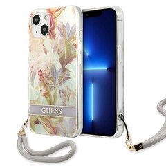 Guess Case GUHCP13MHFLSU iPhone 13 6.1", violetti hinta ja tiedot | Puhelimen kuoret ja kotelot | hobbyhall.fi