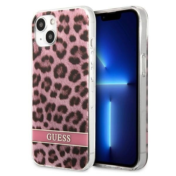 Guess Case GUHCP13MHSLEOP iPhone 13 6.1", pinkki