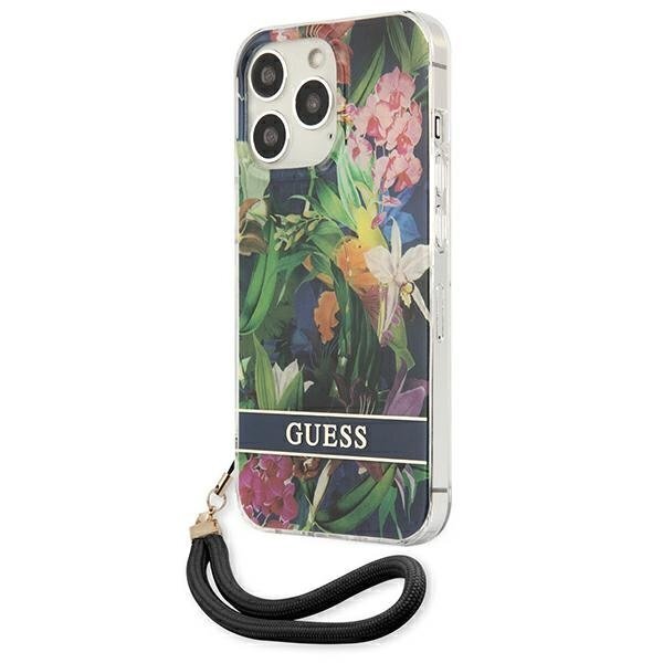 Guess Case GUHCP13XHFLSB iPhone 13 Pro Max 6,7", vihreä hinta ja tiedot | Puhelimen kuoret ja kotelot | hobbyhall.fi