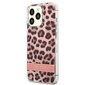 Guess GUHCP13LHSLEOP iPhone 13 Prolle / 13 6.1", pinkki hinta ja tiedot | Puhelimen kuoret ja kotelot | hobbyhall.fi