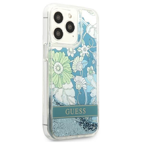 Guess GUHCP13LLFLSN iPhone 13 Prolle / 13 6.1", vihreä hinta ja tiedot | Puhelimen kuoret ja kotelot | hobbyhall.fi