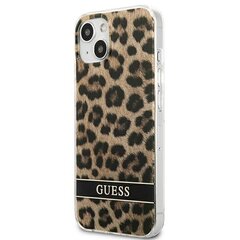 Guess GUHCP13MHSLEOW iPhone 13:lle 6.1", ruskea hinta ja tiedot | Puhelimen kuoret ja kotelot | hobbyhall.fi