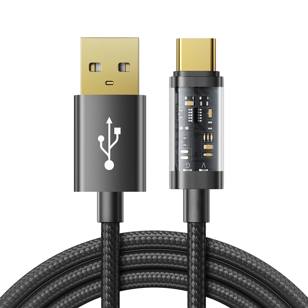 Joyroom USB - USB Type C 3A 1.2m S-UC027A12 hinta ja tiedot | Puhelinkaapelit | hobbyhall.fi