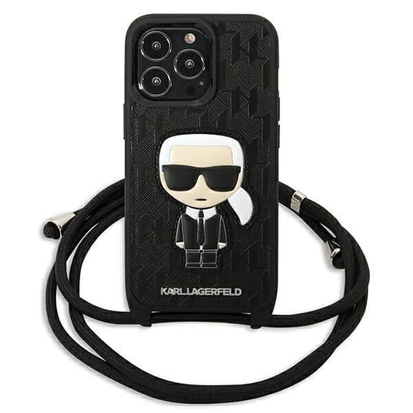 Karl Lagerfeld iPhone 13 Pro musta hinta ja tiedot | Puhelimen kuoret ja kotelot | hobbyhall.fi