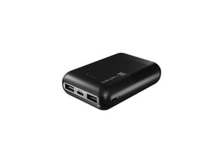 Natec PowerBank Trevi Compact 10000mAh 2x USB + USB-C hinta ja tiedot | Varavirtalähteet | hobbyhall.fi