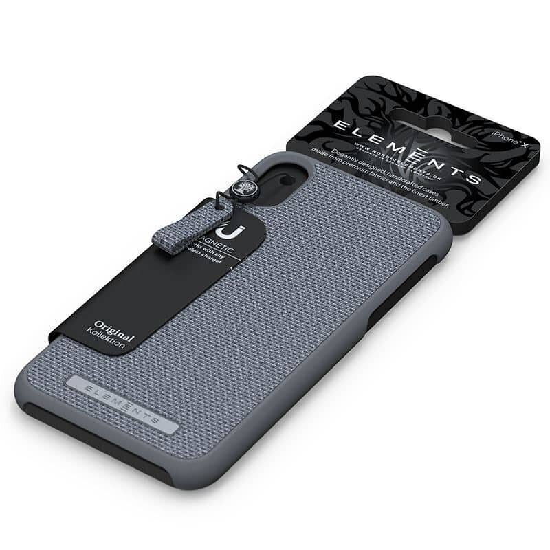Nordic Elements iPhone Xs Max Grey hinta ja tiedot | Puhelimen kuoret ja kotelot | hobbyhall.fi