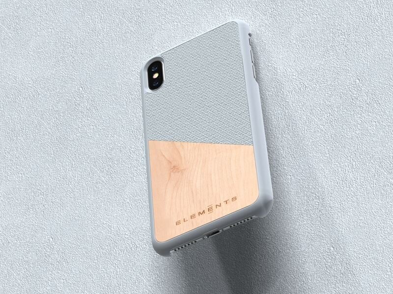 Nordic Elements Original Hel iPhone Xs Maxille, harmaa hinta ja tiedot | Puhelimen kuoret ja kotelot | hobbyhall.fi