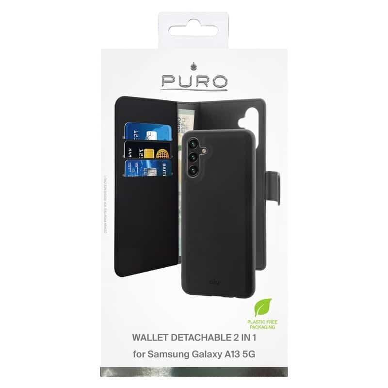 Puro 2-in-1, Samsung Galaxy A33 musta hinta ja tiedot | Puhelimen kuoret ja kotelot | hobbyhall.fi