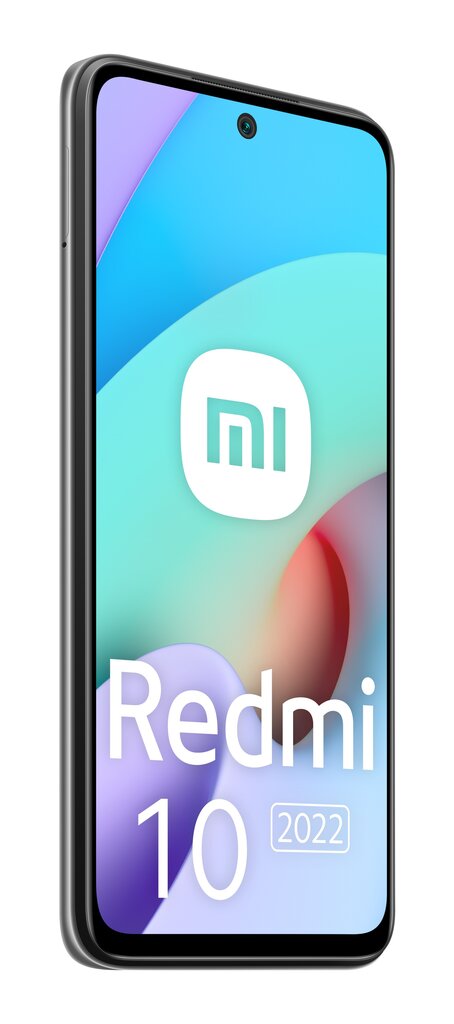 Xiaomi Redmi 10 2022 16,5 cm (6,5") Hybrid Dual SIM Android 11 4G USB Type-C 4 Gt 64 Gt 5000 mAh Harmaa hinta ja tiedot | Matkapuhelimet | hobbyhall.fi