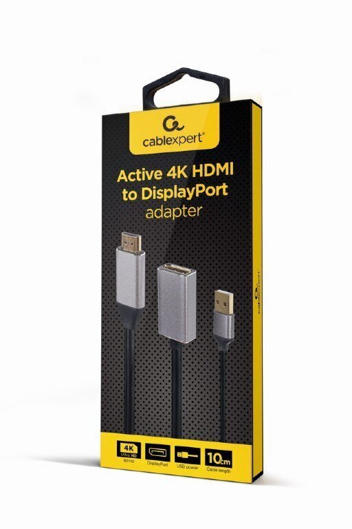 Sovitin Gembird A-HDMIM-DPF-02, DisplayPort - HDMI hinta ja tiedot | Adapterit | hobbyhall.fi