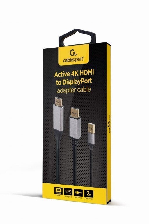 Sovitin Gembird A-HDMIM-DPM-01, HDMI / DisplayPort hinta ja tiedot | Adapterit | hobbyhall.fi