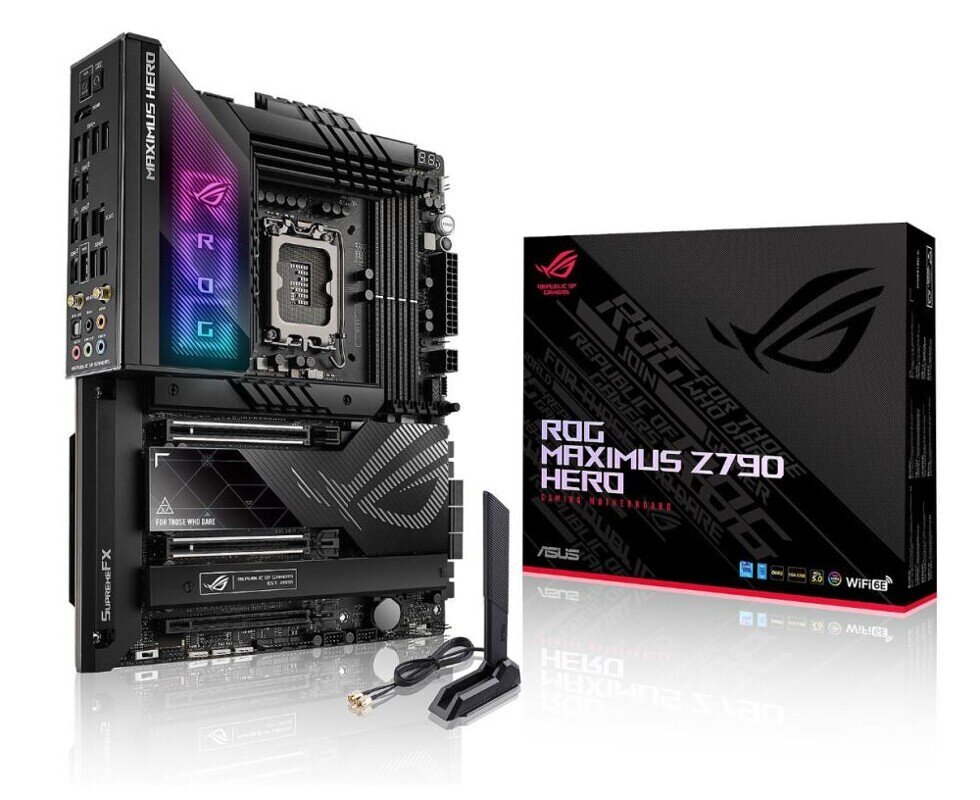 Asus Hero Z790 S1700 ATX/ROG MAXIMUS Z790 hinta ja tiedot | Emolevyt | hobbyhall.fi