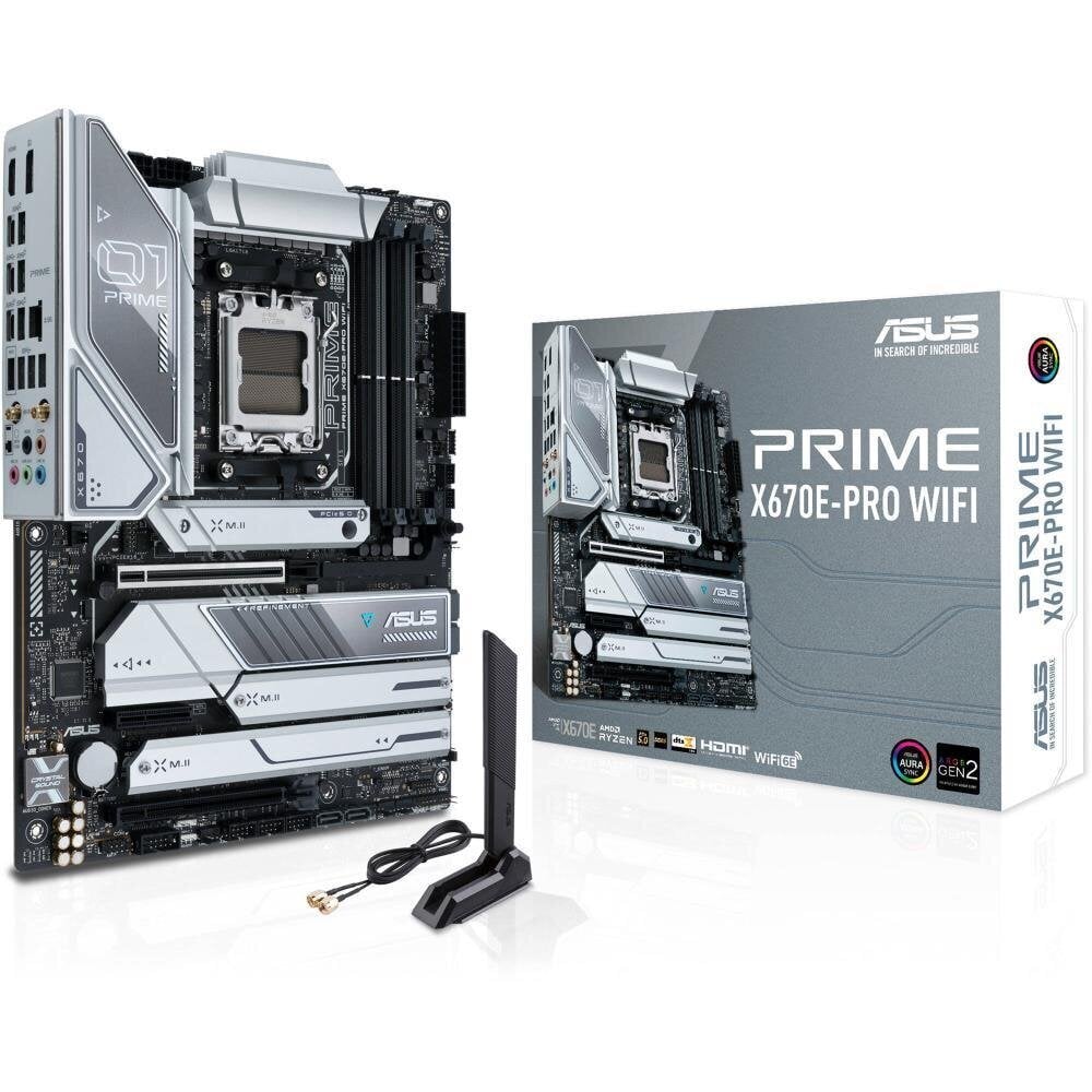 Asus Prime X670E-Pro WiFi, Socket AM5, ATX, Wifi, DDR5 hinta ja tiedot | Emolevyt | hobbyhall.fi