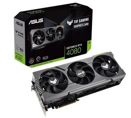 Asus TUF Gaming GeForce RTX 4080 (TUF-RTX4080-16G-GAMING) hinta ja tiedot | Näytönohjaimet | hobbyhall.fi