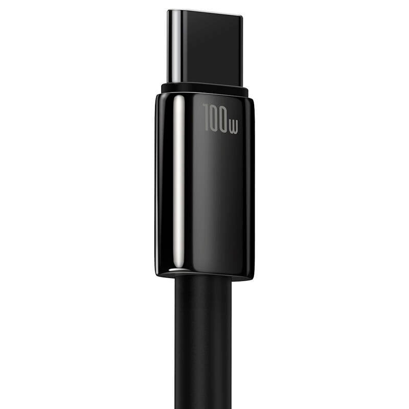 Baseus Tungsten Gold, USB to USB-C, 100W, 2m (black) hinta ja tiedot | Puhelinkaapelit | hobbyhall.fi