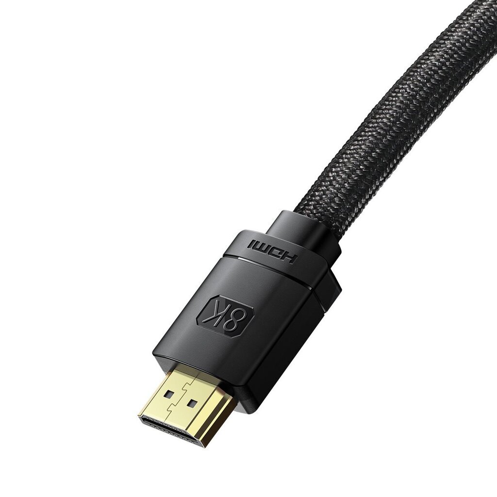 Baseus, HDMI 8K/HDMI 8K, 0.5 m hinta ja tiedot | Kaapelit ja adapterit | hobbyhall.fi