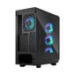 Fractal Design Meshify 2 Compact Lite RGB musta TG-valo hinta ja tiedot | Tietokonekotelot | hobbyhall.fi