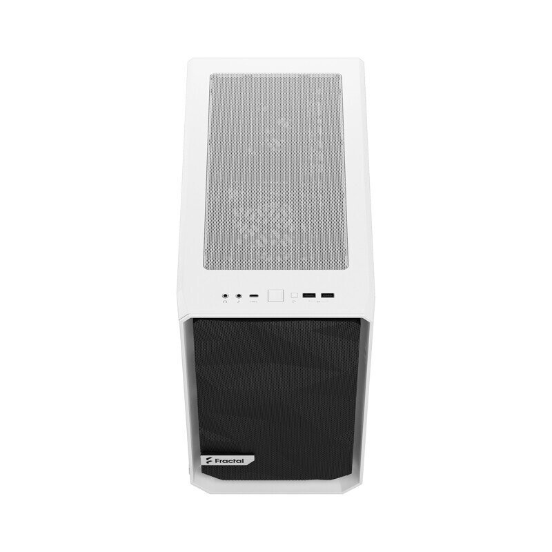 Fractal Design Meshify 2 Nano White TG kirkas sävy hinta ja tiedot | Tietokonekotelot | hobbyhall.fi