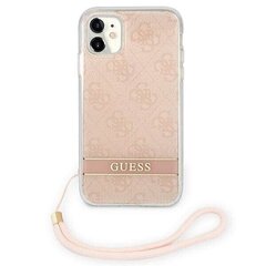 Guess iPhone 11 Pinkki hinta ja tiedot | Puhelimen kuoret ja kotelot | hobbyhall.fi