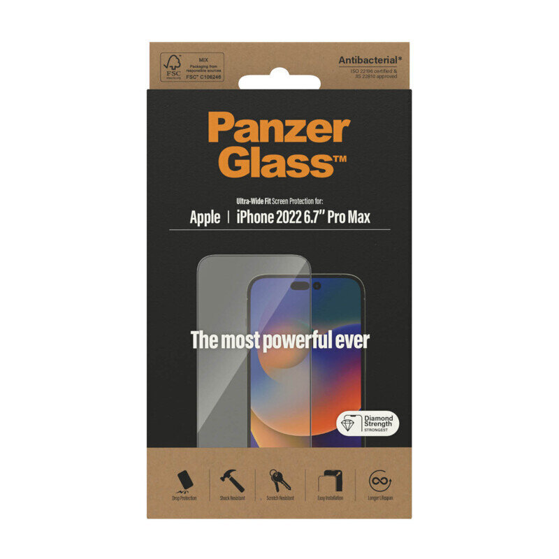 PanzerGlass iPhone 14 Pro Max hinta ja tiedot | Näytönsuojakalvot ja -lasit | hobbyhall.fi