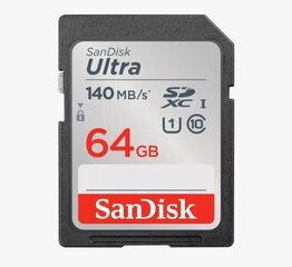 Sandisk Ultra SDXC 64GB hinta ja tiedot | Sandisk Puhelimet, älylaitteet ja kamerat | hobbyhall.fi