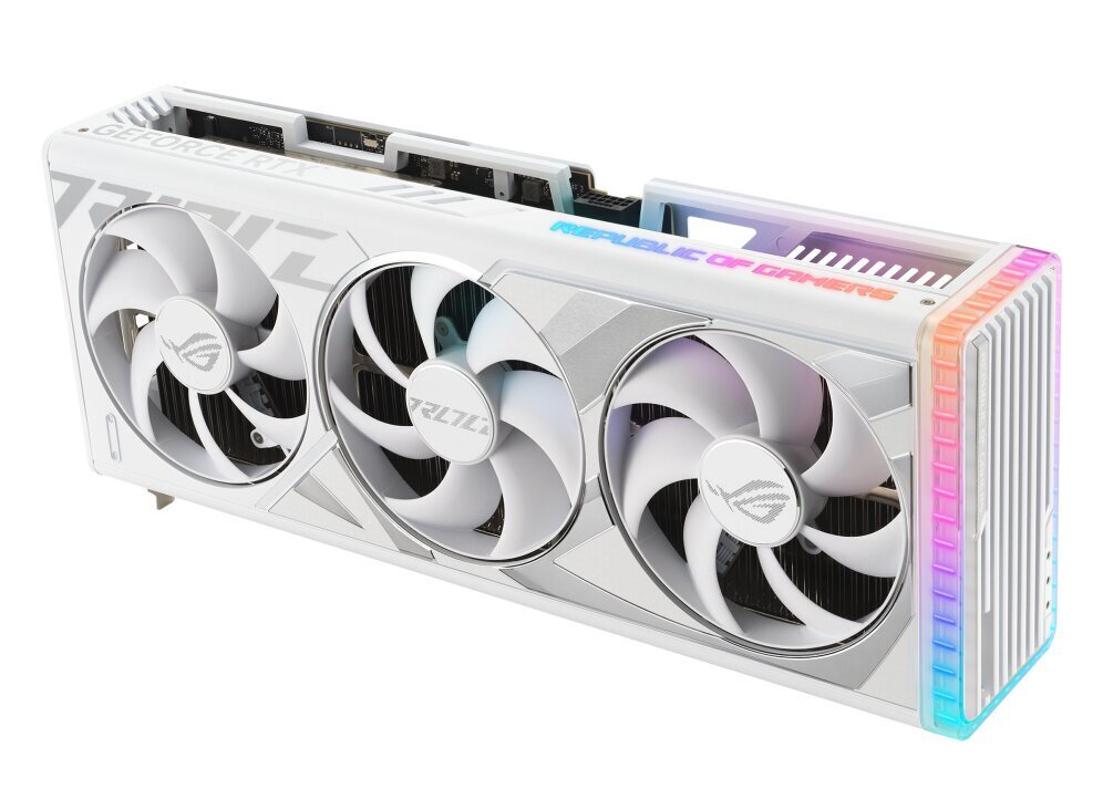 Asus ROG Strix GeForce RTX 4090 24GB GDDR6X White OC Edition (ROG-STRIX-RTX4090-O24G-WHITE NVIDIA) hinta ja tiedot | Näytönohjaimet | hobbyhall.fi