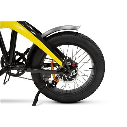 Sähköpyörä Ducati Firmed Scrambler SCR-E 20", musta/keltainen hinta ja tiedot | Sähköpyörät | hobbyhall.fi