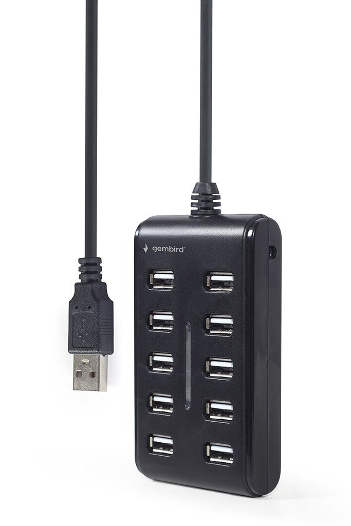 Gembird UHB-U2P10P-01, USB 2.0 hinta ja tiedot | Adapterit | hobbyhall.fi