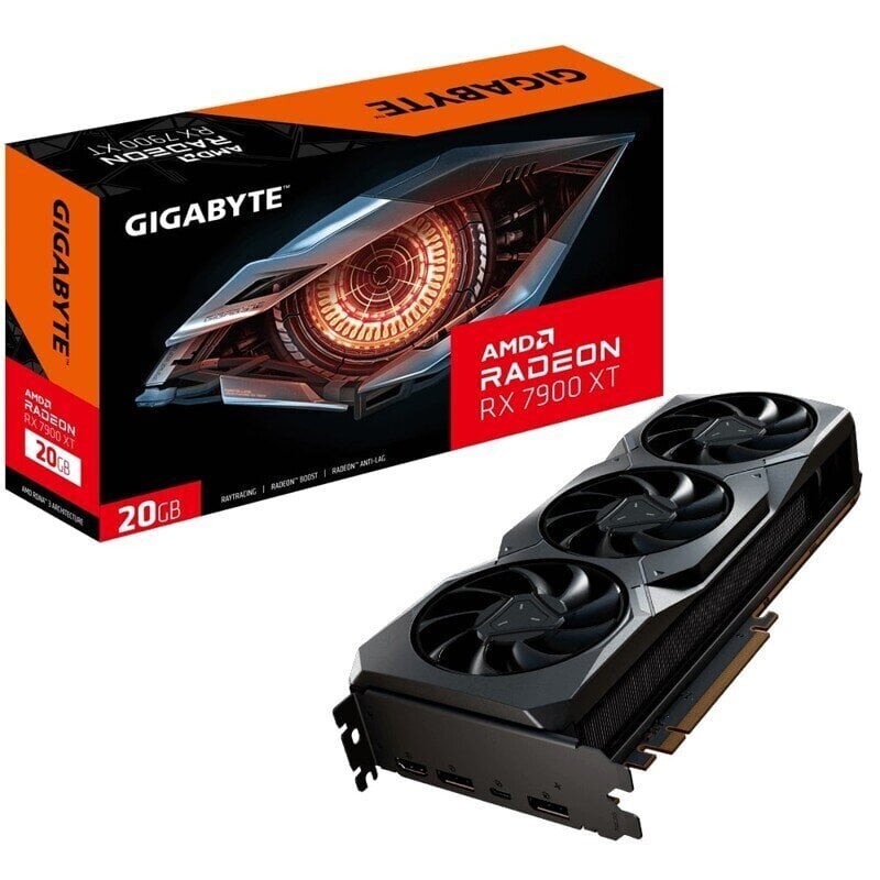 Gigabyte Radeon RX 7900 XT 20G (GV-R79XT-20GC-B 1.0 AMD) hinta ja tiedot | Näytönohjaimet | hobbyhall.fi