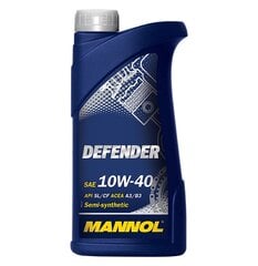 Mannol Defender 10W-40, 1 l hinta ja tiedot | Moottoriöljyt | hobbyhall.fi