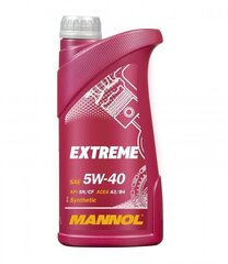 Moottoriöljy Mannol Extreme 5W-40 1l hinta ja tiedot | Moottoriöljyt | hobbyhall.fi