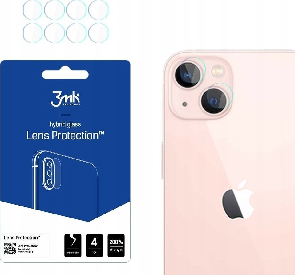 Kameros apsauga 3MK Apple iPhone 14 hinta ja tiedot | Näytönsuojakalvot ja -lasit | hobbyhall.fi