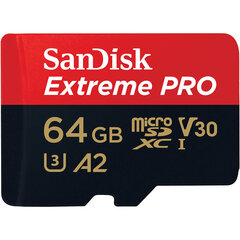 MicroSDXC Extreme Pro 1TB 200MB/s A2 C10 V30 UHS-I hinta ja tiedot | Sandisk Puhelimet, älylaitteet ja kamerat | hobbyhall.fi