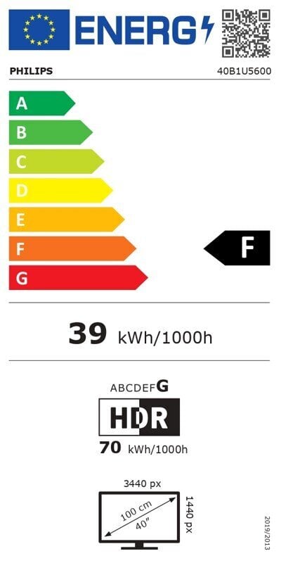 Philips 40B1U5600/00 hinta ja tiedot | Näytöt | hobbyhall.fi