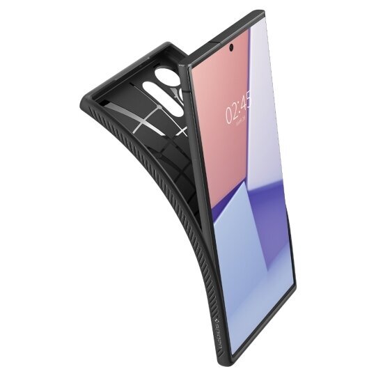 Spigen Liquid Air ACS05614 Samsung Galaxy S23 Ultralle, musta hinta ja tiedot | Puhelimen kuoret ja kotelot | hobbyhall.fi