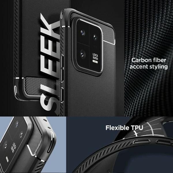 Spigen Rugged Armour, musta hinta ja tiedot | Puhelimen kuoret ja kotelot | hobbyhall.fi