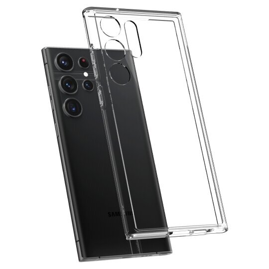 Spigen Ultra Hybrid ACS05617 Samsung Galaxy S23 Ultralle, kirkas hinta ja tiedot | Puhelimen kuoret ja kotelot | hobbyhall.fi