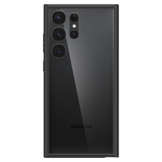 Spigen Ultra Hybrid ACS05618 Samsung Galaxy S23 Ultralle, musta hinta ja tiedot | Puhelimen kuoret ja kotelot | hobbyhall.fi