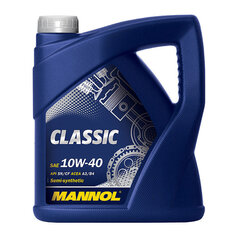 Puolisynteettinen Mannol Classic 10W-40 5L hinta ja tiedot | Moottoriöljyt | hobbyhall.fi