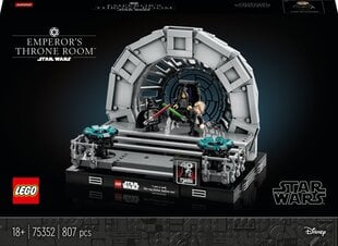 75352 LEGO® Star Wars Keisarin valtaistuinsali ‑dioraama hinta ja tiedot | LEGOT ja rakennuslelut | hobbyhall.fi